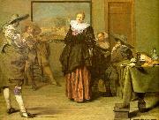 CODDE, Pieter The Dancing Lesson oil painting
